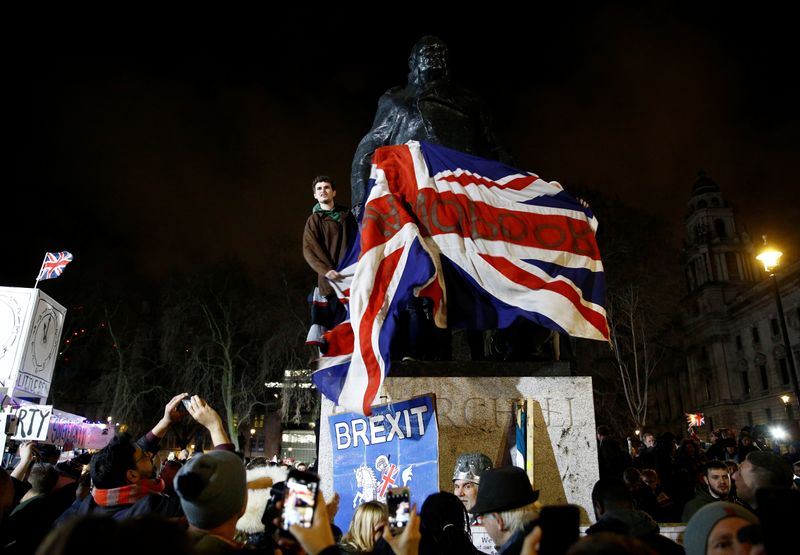 © Reuters. Britain leaves EU on Brexit day