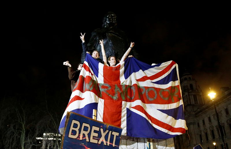 © Reuters. FILE PHOTO: Britain leaves EU on Brexit day