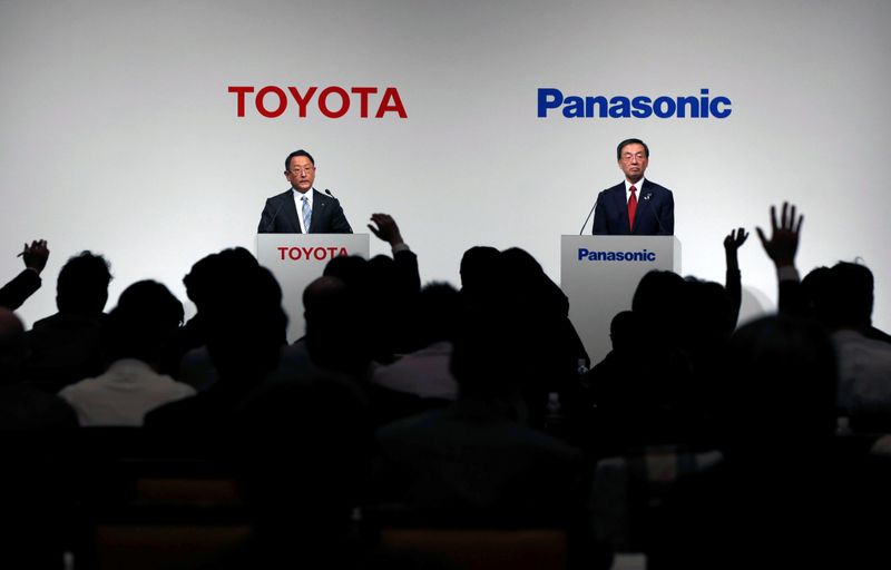 Toyota e Panasonic formam joint venture para desenvolver baterias elétricas