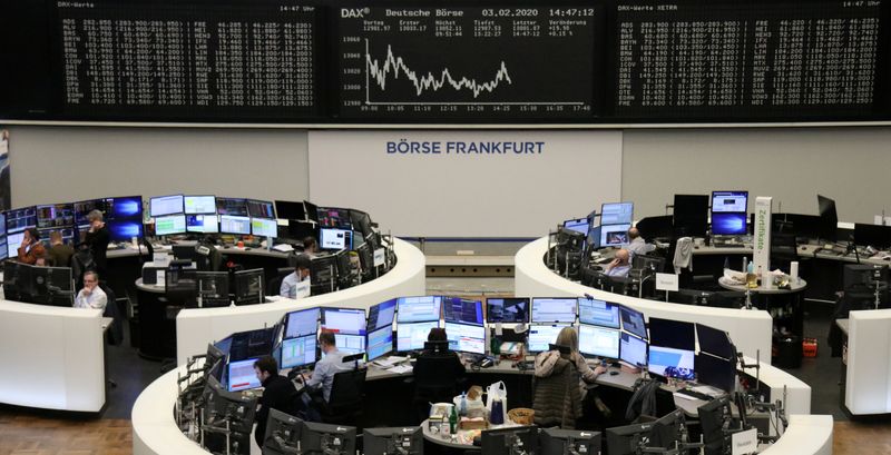 European shares rise in early trade; resources lead