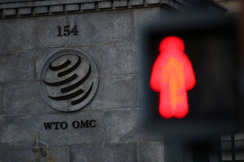 © Reuters. WTO Director-General Azevedo attends a news conference in Geneva