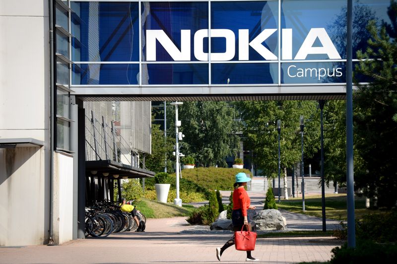 © Reuters. FILE PHOTO: Telecommunication network company Nokia - Q2 2018 results