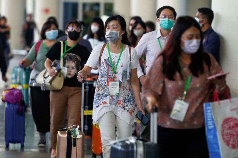 © Reuters. 新型ウイルス、ピーク判断は尚早　中国感染鈍化でも＝ＷＨＯ