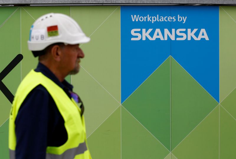 Profit growth at Sweden's Skanska hit by fourth-quarter goodwill charges