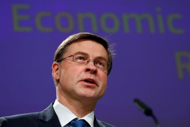EU's Dombrovskis: strategic European view on 5G is needed