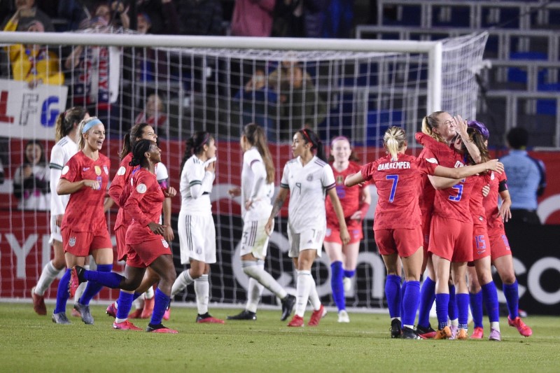 © Reuters. Soccer: CONCACAF Women's Olympic Qualifying-Mexico at USA