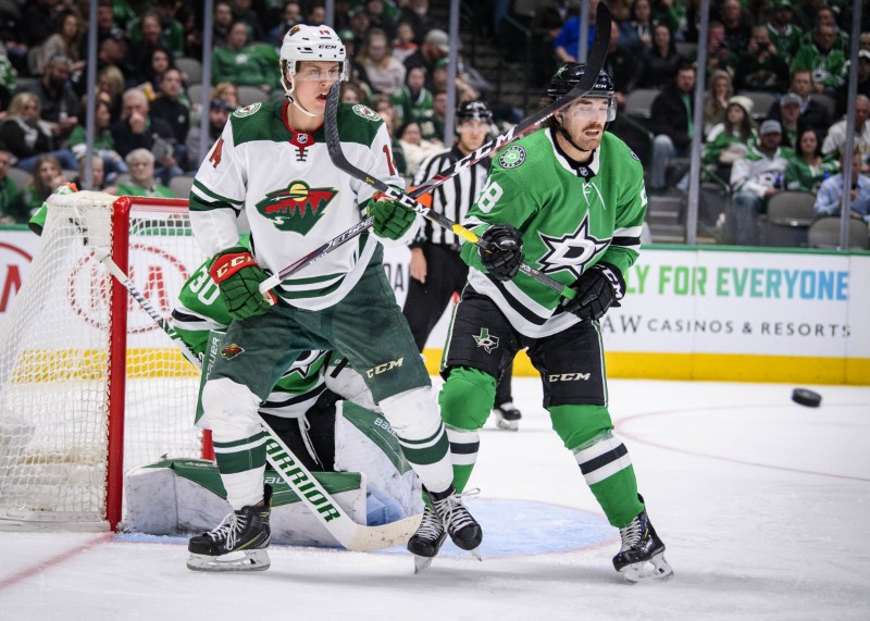 NHL: Minnesota Wild at Dallas Stars.