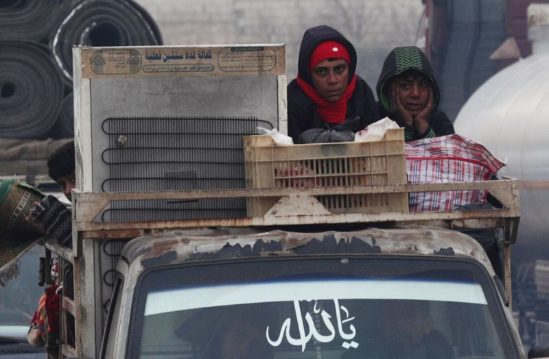 © Reuters. الأمم المتحدة: نحو 700 ألف سوري نزحوا خلال هجوم لقوات الحكومة منذ ديسمبر