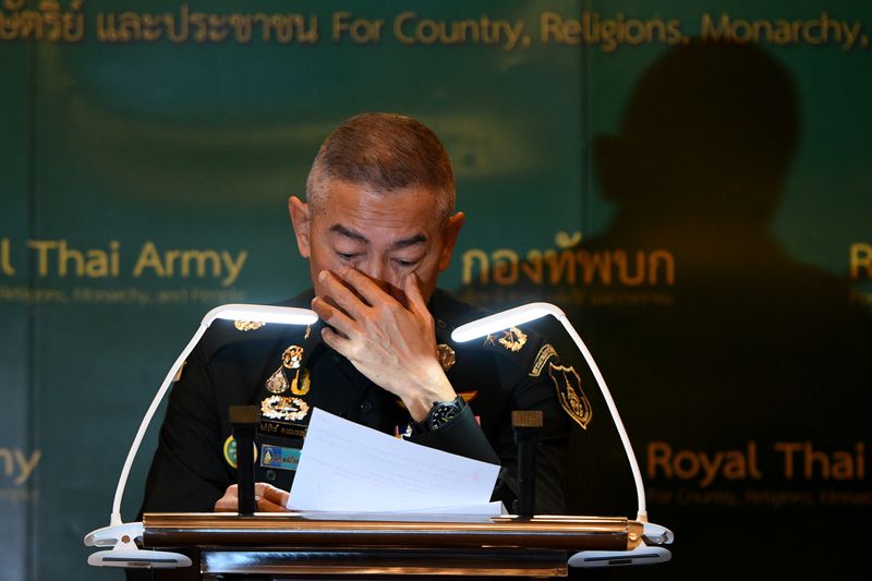 Thai army chief tearfully apologizes for mass shooting by soldier