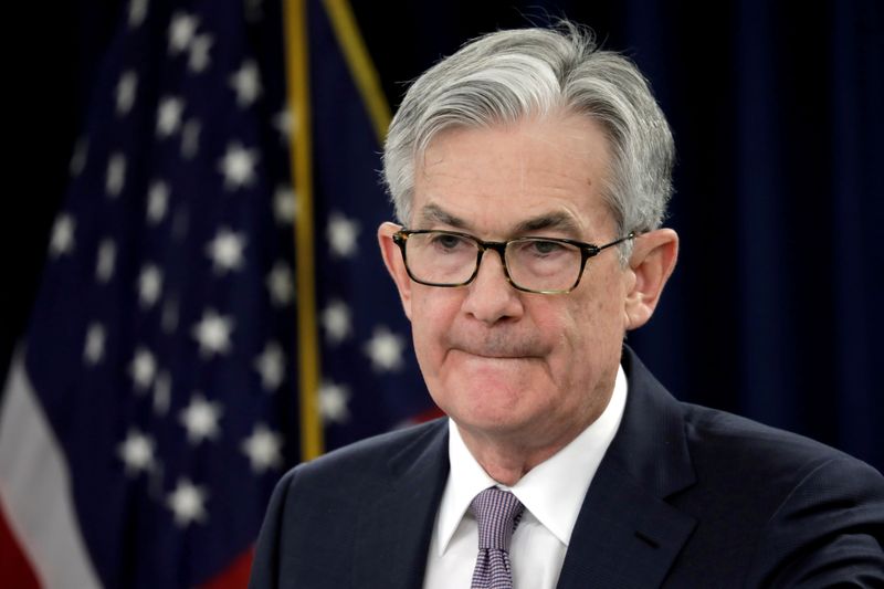 © Reuters. FILE PHOTO: Jerome Powell holds a news conference in Washington