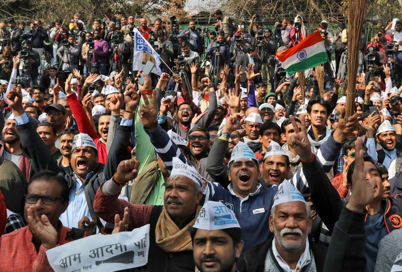 الحزب الحاكم في الهند يلقى هزيمة ساحقة في انتخابات محلية في نيودلهي