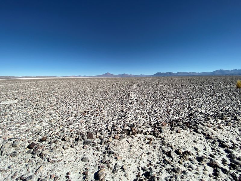 © Reuters. A view of Pedernales Salt Flat in the Atacama Desert