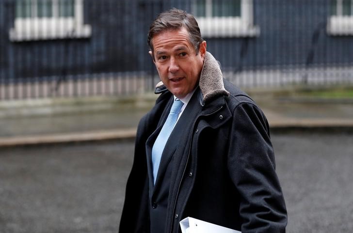© Reuters. Barclays' CEO Jes Staley arrives at 10 Downing Street in London