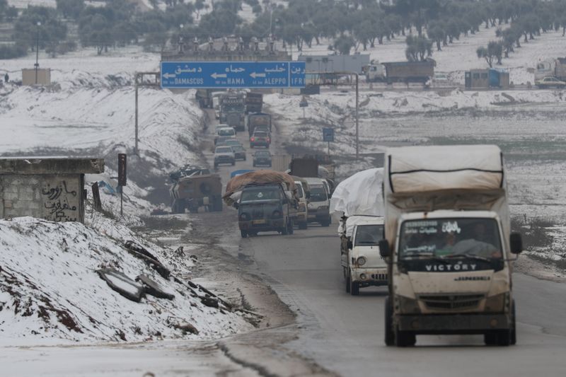 © Reuters. الأمم المتحدة: أكثر من 800 ألف سوري فروا من ديارهم بسبب هجوم تقوده روسيا