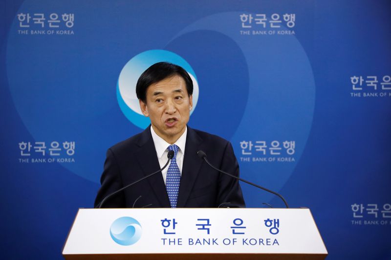 South Korea central bank will be cautious on any further policy easing: governor