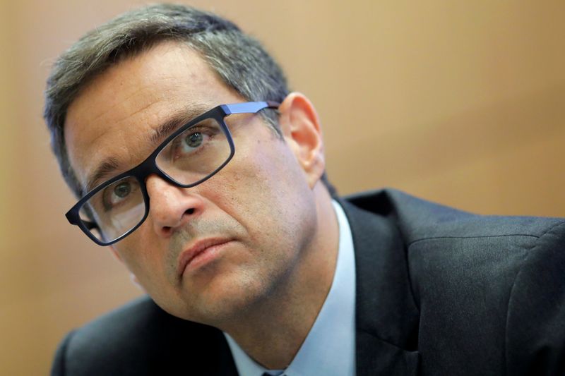 © Reuters. Presidente do Banco Central, Roberto Campos Neto, durante entrevista coletiva em Brasília