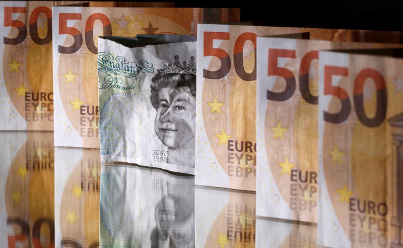 Euro edges lower on economic pessimism, Aussie hit by rate outlook