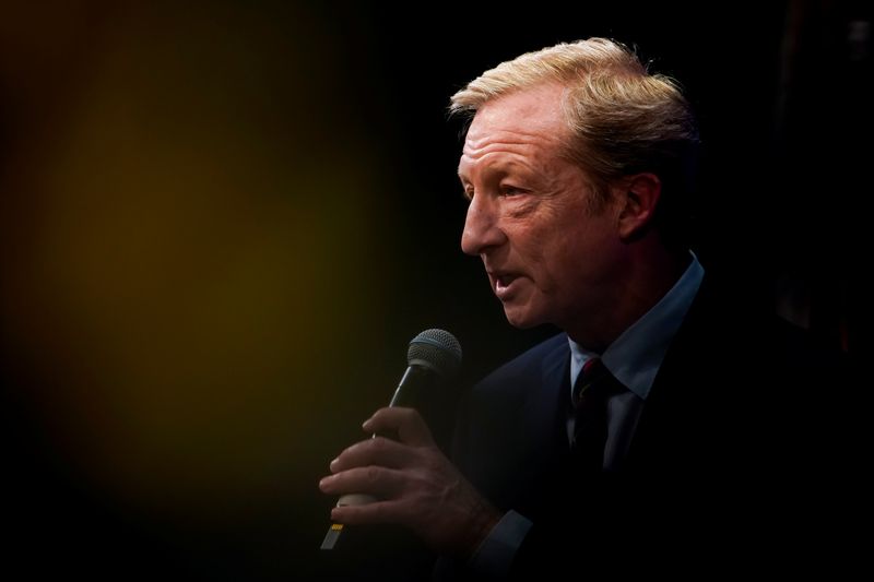 Businessman Steyer pumps $64.7 million of own funds into U.S. presidential bid in January