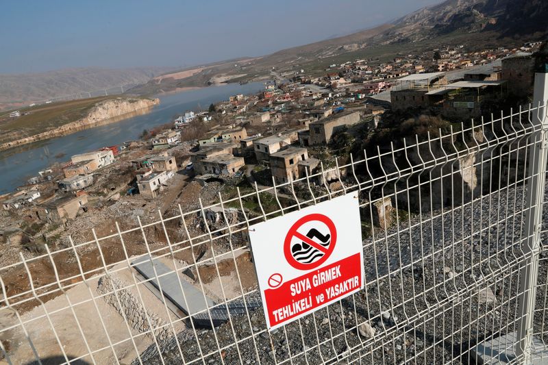 'History disappears' as dam waters flood ancient Turkish town