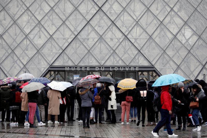 Museu do Louvre fecha as portas novamente em meio a preocupações por coronavírus