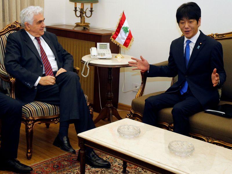 © Reuters. الرئاسة اللبنانية: اليابان تريد التعاون في قضية غصن