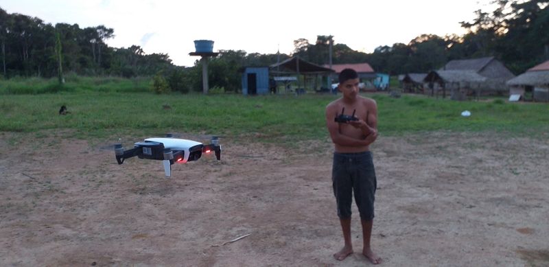 Tribo indígena remota monitora floresta amazônica com drones