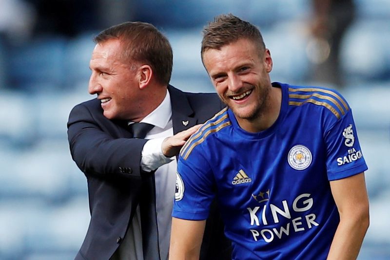 Leicester's Vardy in contention for return against Villa - Rodgers