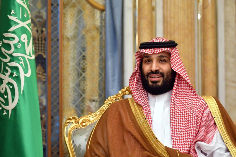 © Reuters. Imagen de archivo del príncipe heredero saudí, Mohammed bin Salman, durante una reunión con el secretario de Estado de EEUU, Mike Pompeo, en Yeda, Arabia Saudita