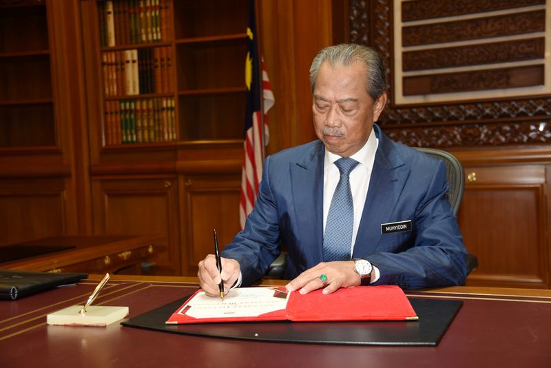 © Reuters. ماليزيا تعلن أسماء أعضاء الحكومة يوم الاثنين بعد تعيين رئيس وزراء جديد