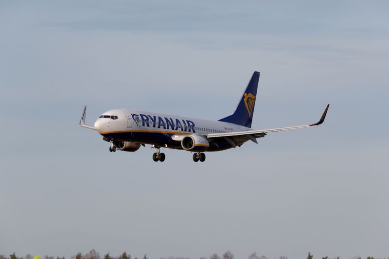 Ryanair grounds most of its fleet across Europe for the next week