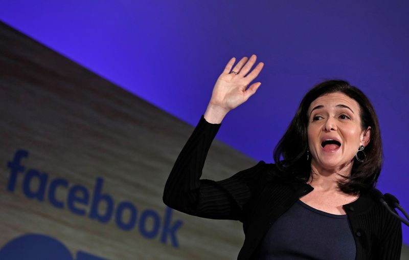 © Reuters. Sheryl Sandberg, vice-presidente de operações do Facebook