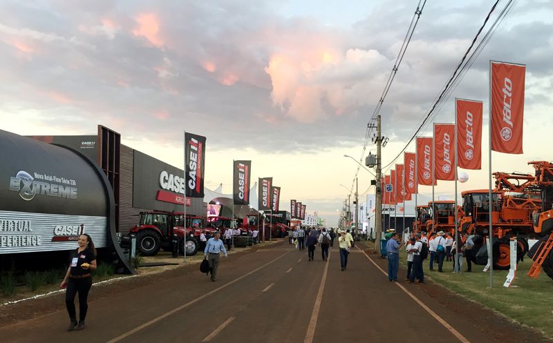 © Reuters. Visão geral da Agrishow, em Ribeirão Preto (SP), cuja edição de 2020 teve de ser adiada por causa do coronavírus