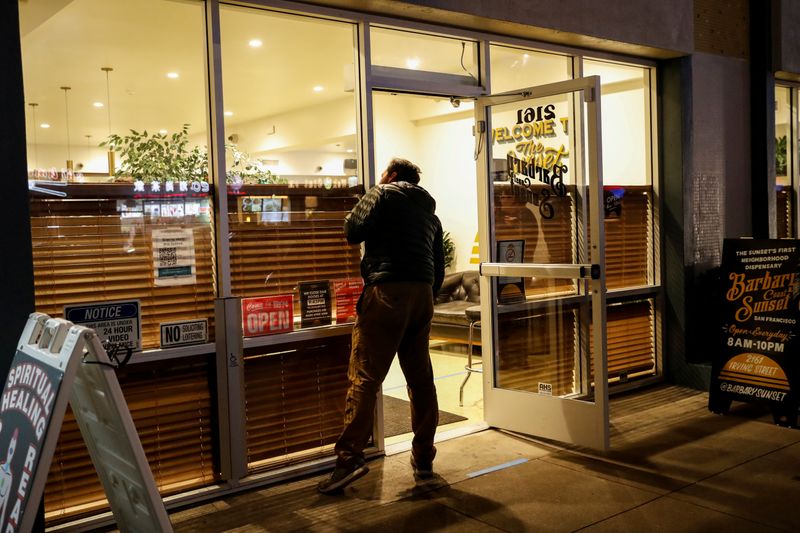 Long lines at San Francisco area cannabis stores exempt from coronavirus lockdown