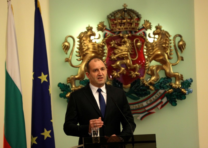&copy; Reuters. رئيس بلغاريا يستخدم حق النقض ضد قانون طوارئ لمكافحة الفيروس