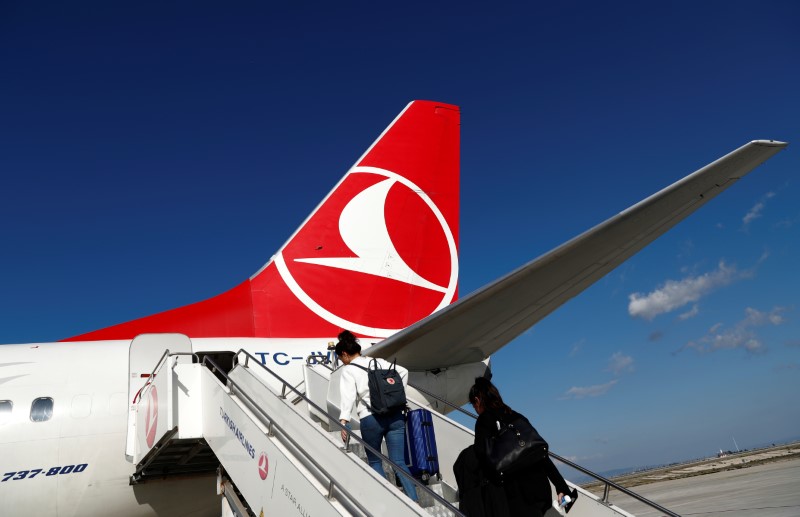 &copy; Reuters. الخطوط الجوية التركية توقف الرحلات الدولية ما عدا خمس وجهات