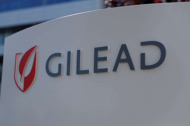 &copy; Reuters. A Gilead Sciences, Inc. office is shown in Foster City, California