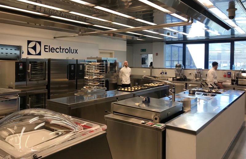 &copy; Reuters. Interiors of Electrolux R&amp;D facility are pictured at their plant in Pordenone