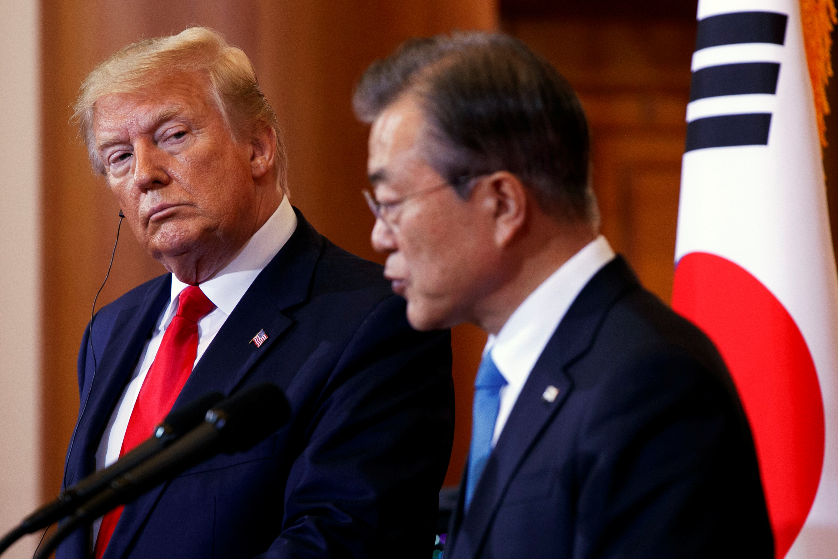 &copy; Reuters. 米大統領、韓国に医療機器の提供要請　新型コロナ対応で