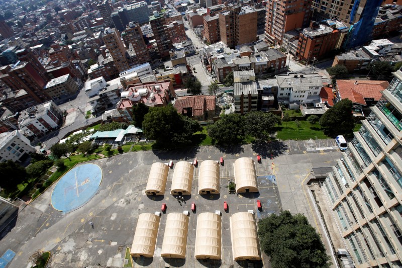 &copy; Reuters. Outbreak of the coronavirus disease (COVID-19), in Bogota