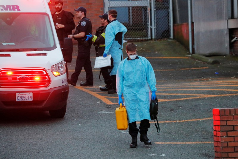 © Reuters. Outbreak of the coronavirus disease (COVID-19) in Seattle