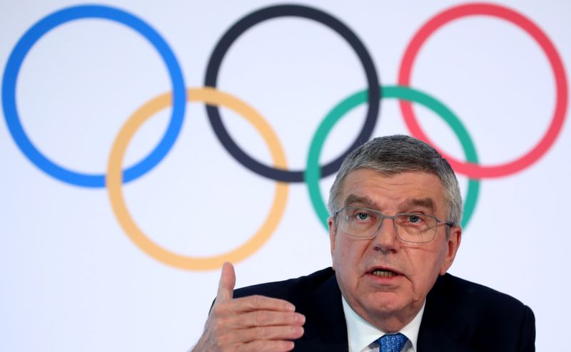 &copy; Reuters. باخ يفتح الباب أمام إقامة أولمبياد طوكيو خارج فترة الصيف