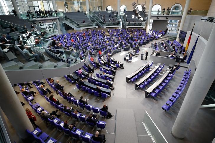&copy; Reuters. Panoramica del Bundestag tedesco