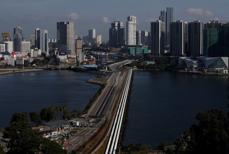 &copy; Reuters. 第1四半期のシンガポールＧＤＰ、前年比-2.2％