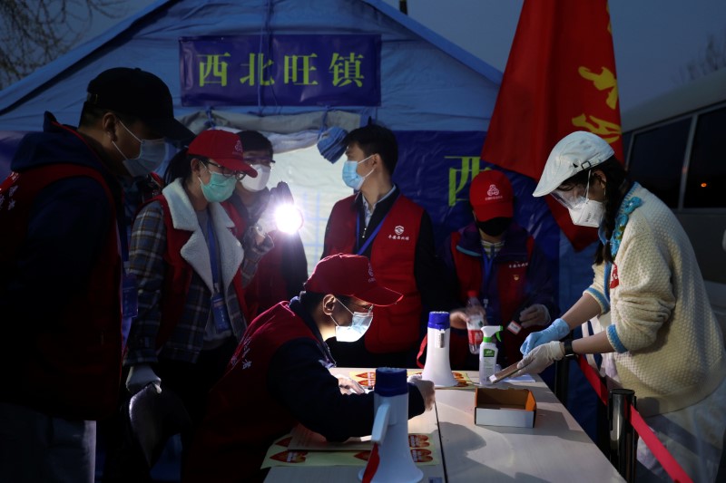 © Reuters. The spread of coronavirus disease (COVID-19) in Beijing