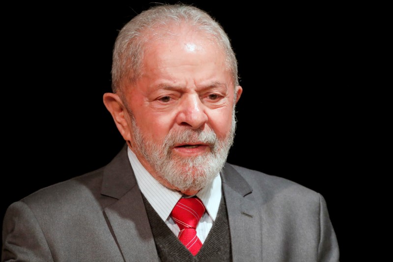 &copy; Reuters. Ex-presidente Luiz Inácio Lula da Silva