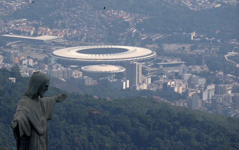 &copy; Reuters. Imagem aérea do complexo do Maracanã, na zona norte do Rio de Janeiro