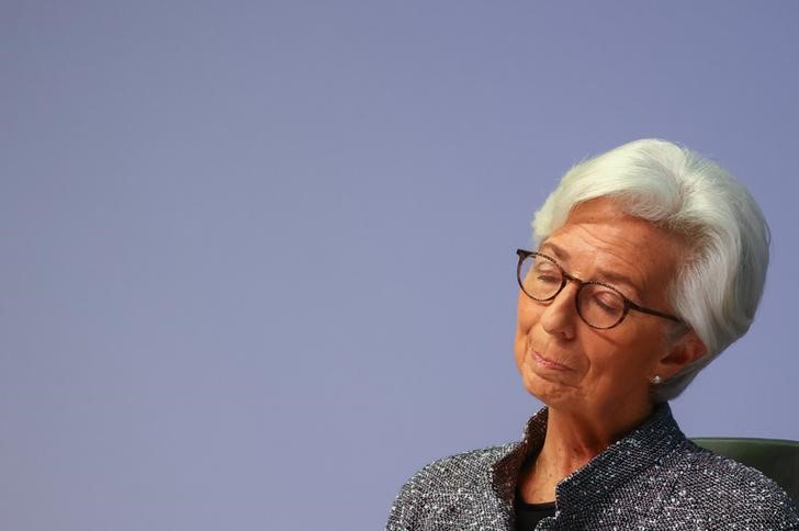 &copy; Reuters. Il presidente della Banca centrale europea Christine Lagarde