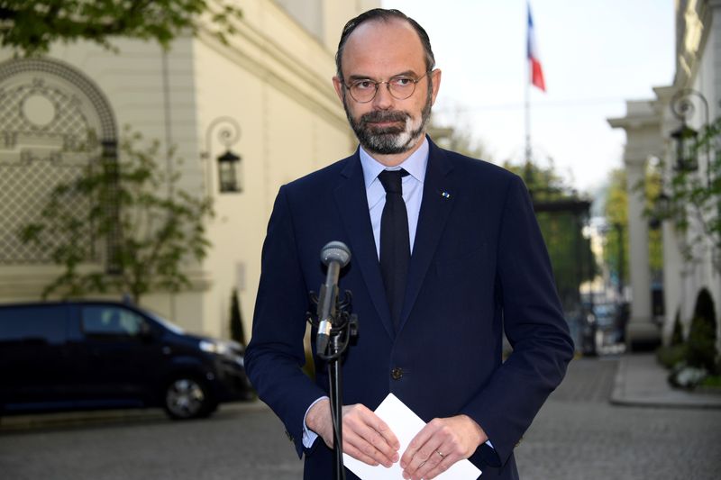 &copy; Reuters. Primeiro-ministro da França, Edouard Philippe, em Paris