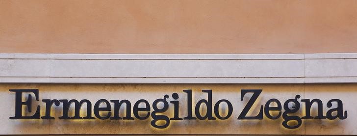 &copy; Reuters. Il logo Ermenegildo Zegna a Roma