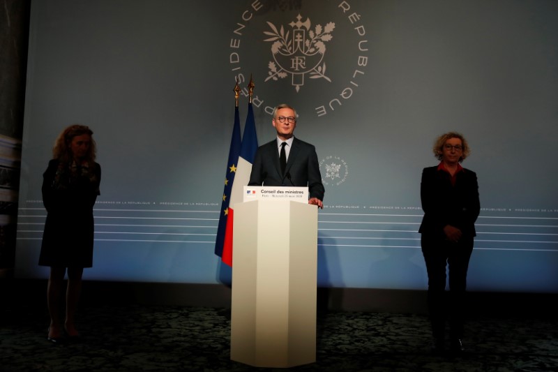 &copy; Reuters. FRANCE: L&apos;ETAT POSE SES CONDITIONS AU PAIEMENT DE DIVIDENDES